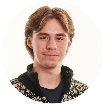 Porträttbild på Edward Wikström.