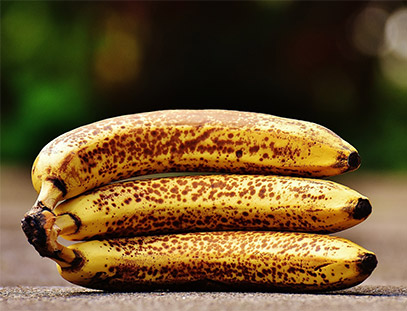 Väl mogna bananer