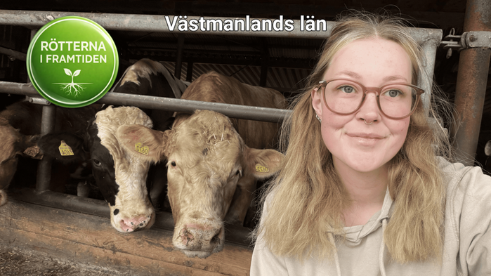 Katarina Nykvist med sina djur