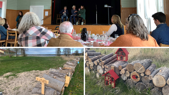 Collage av bilder från  Källör.