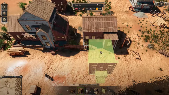 Klipp från tv-spelet Wild West Builder