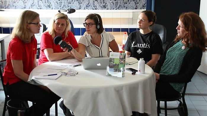 Camilla Olsson, Carina Löfgren, Ida Lindhagen, Elin Sjöman och Josefin Heed  